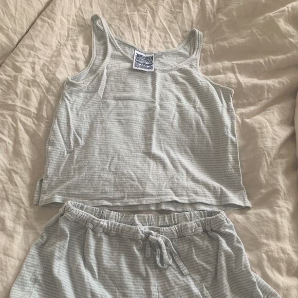 Jungmaven Other - Jungmaven | Stripe Beach Tank and Shorts Set XS